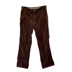 Mountain Khakis Pants Mens 34X30 Brown Original Mountain Corduroy Comfort Gorp